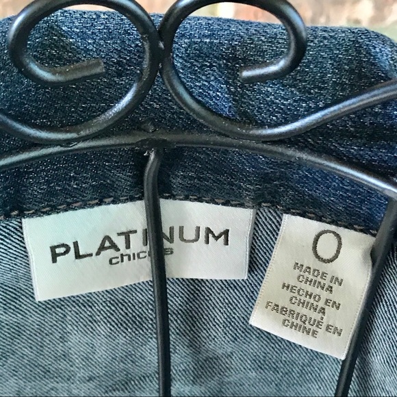 NWOT Platinum Chico’s Vest with Embellishments PRICE DROP - Picture 6 of 6